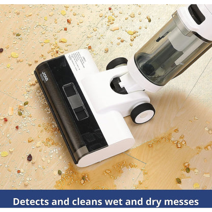JONR ED12 Nass- & Trockensauger – Kabellos, Selbstreinigend, für Hartböden